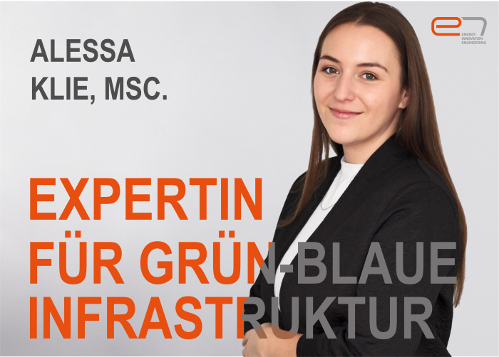Alessa Klie, MSc. unsere Expertin für Grün-Blaue Infrastruktur